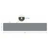 Skyggenet (80%, 140 g/m2) 0,9x5 m, grafit - 7 