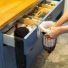 Sort pålægsnet med dimensioner 18 cm x 5 m, med termisk modstandsdygtighed op til 220°C - 3 