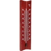 Trærumtermometer (-20 til +50°C), mahognifarve, 15 cm - 2 