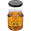 Twist-off krukke 580ml med tryk Smiley og låg fi 82/6 - 3 stk. - 6 