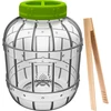 Ubrudt, multifunktionel syltetøjsglas + tang, 5L  - 1 