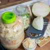 Ubrudt, multifunktionel syltetøjsglas + tang, 5L - 10 