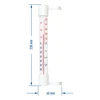 Udendørs termometer (-50°C til +50°C) 23cm mix - 2 