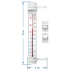 Udendørs termometer (-50°C til +50°C) 23cm mix, polsk produktion - 2 
