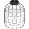 Uknuselig, multifunktionel krukke med sort låg, 10L  - 1 