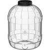 Uknuselig, multifunktionel krukke med sort låg, 15L - 9 
