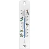Universal termometer med grafik - fugle (-30°C til +50°C) 20cm  - 1 