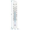 Universel termometer (-30 til +50°C), 17 cm, hvid - 2 
