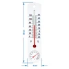 Universelt hvidt termometer med hygrometer (-20°C til +50°C) 25cm - 2 
