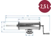 Vandret pølsestopper 2,5 kg med silikone stempel - 10 
