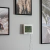 Vejrstation – elektronisk, baggrundsbelyst, sonde, hvid - 10 