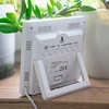Vejrstation – elektronisk, baggrundsbelyst, sonde, hvid - 11 