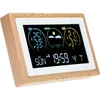 Vejrstation (RCC,DCF) - elektronisk, trådløs, oplyst, sensor, hvid - 3 
