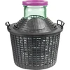 Vinballon 10 L med bred hals i plastikkurv - 8 