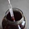 Vinmåler med termometer i uknuselig reagensglas - 6 