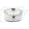 Yoghurtmaskine med termostat, 7 glas, 1,3 L - 10 