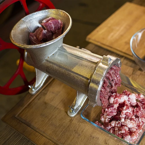 2-i-1 kødhakker og pølsestopper, #32 - 6