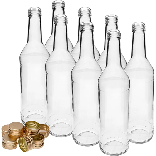 500 ml flaske til vodka med skruelåg - 8 stk. - 3