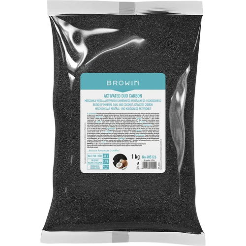 Activated Duo Carbon – blanding af aktivt kul af stenkul (mineral) og kokos, 1 kg, til 60 L
