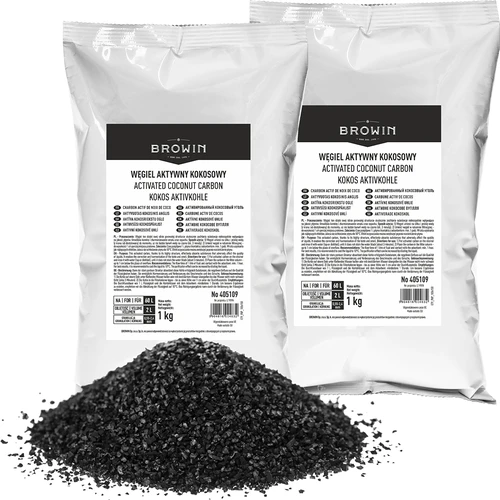 Aktivt kokoskul 1 kg x 2 - sæt  - 1 