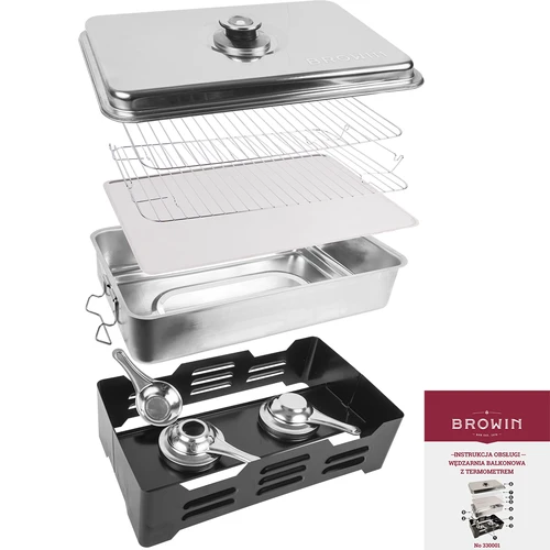 Altan-rygeovn med termometer - 3