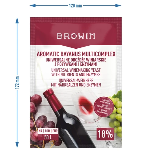 Aromatic Bayanus Multicomplex startpakke til vin, 40 g - 4