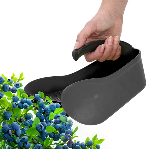 Bærplukker af plast, sort - 6