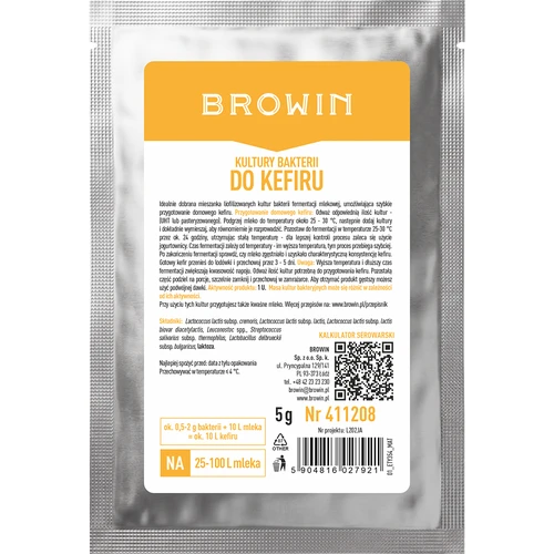 Bakteriekulturer til kefir og surmælk, 5 g
