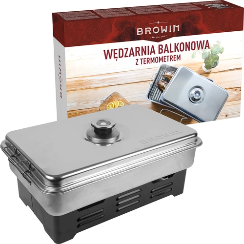 Balkonrygeovn med termometer - 8