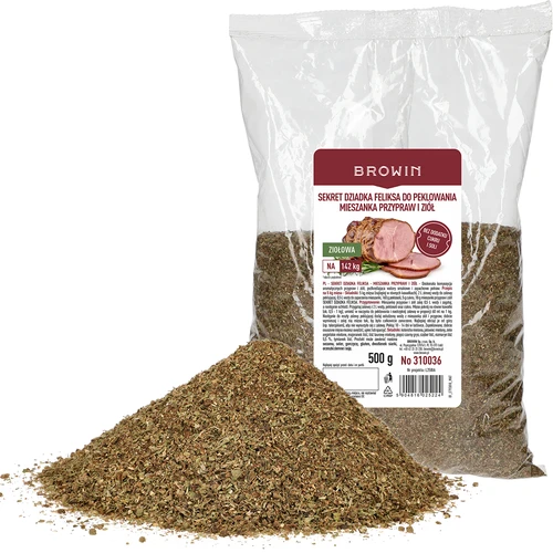 Bedstefar Feliks' Hemmelighed til indsaltning - blanding af krydderier og urter, 500g - 2