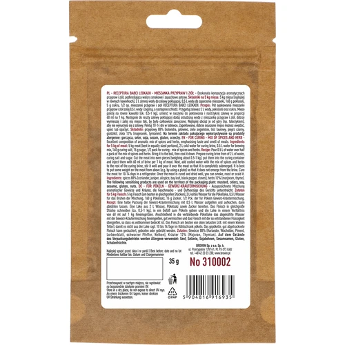 Bedstemor Leokadias Opskrift Til Saltning, 35 g - 2