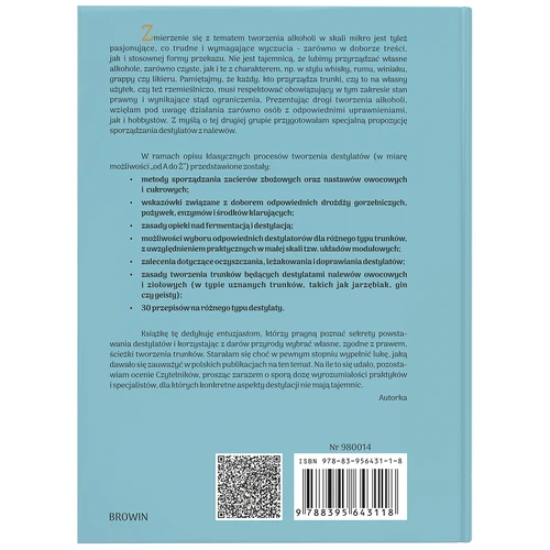 Bog "Fremstilling af destillater fra A til Z" (på polsk) - 2