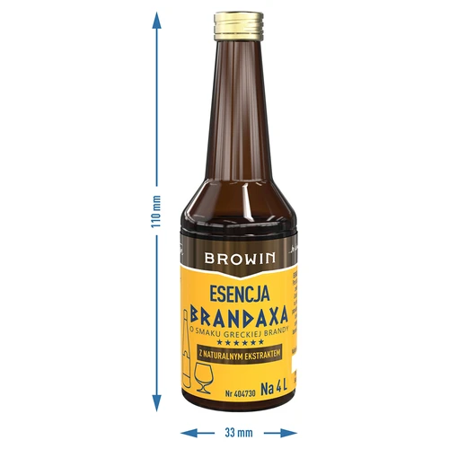 Brandaxa Essens med smag af græsk brandy, 40 ml - 7