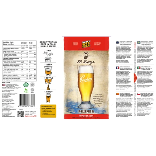 Brewkit Coopers 86 dage Pilsner - 5