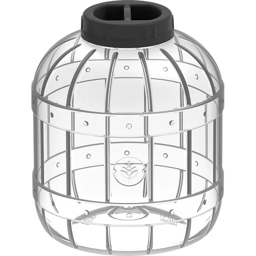 Brudsikker, multifunktionel krukke med sort låg, 8L  - 1 