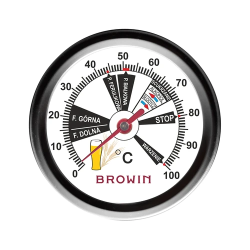 Bryggetermometer (0°C til +100°C) 31,5cm - 2