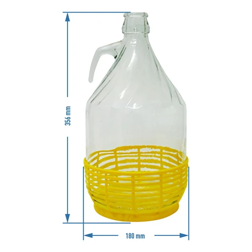 Dameballon 5 L med glasgreb - 2