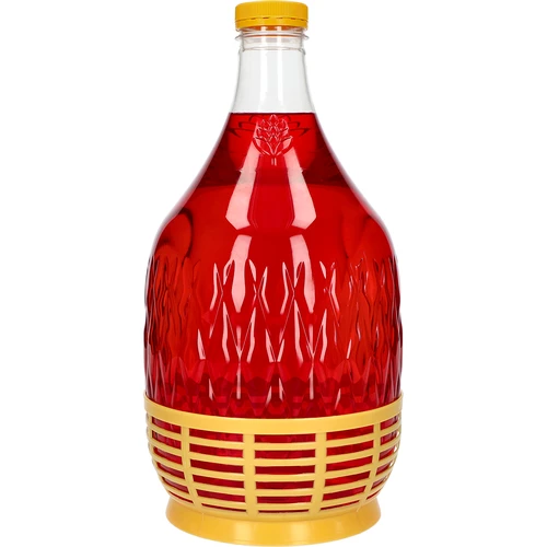 Damejeanne Dama 5 L PET, med skruelåg og kurv - 2