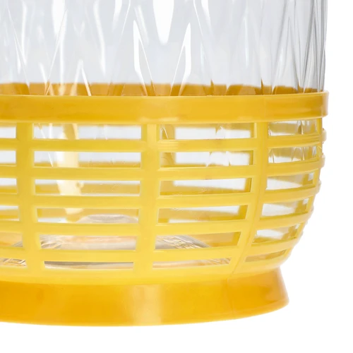 Damejeanne Dama 5 L PET, med skruelåg og kurv - 4