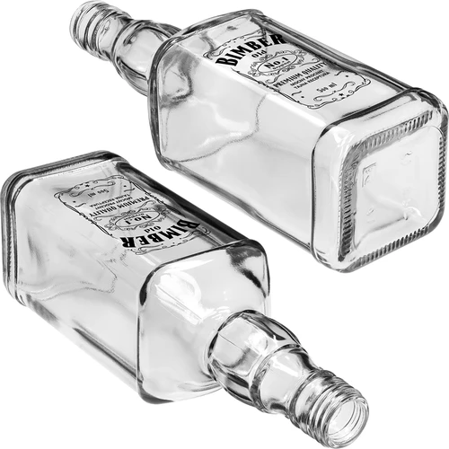 Daniels-flaske 500 ml med skruelåg, tryk "Bimber OLD", 1 stk. - 5