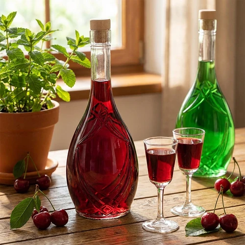 Dekorativ flaske ICONA 500 ml med svampeprop, 1 stk. - 6