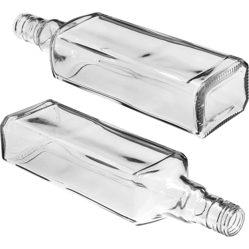 Dekorativ flaske TYNKTURA 0,5 L, med langt sort skruelåg Ø28 mm, 1 stk. - 4