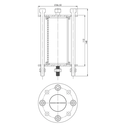 Destillatormodul - kig - fi 48,3mm længde 100mm - 7