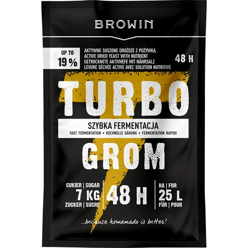 Destillerigær Turbo Grom 48h  - 1 