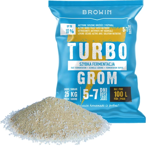 Destillerigær Turbo Grom 5-7 dage 100L - 3