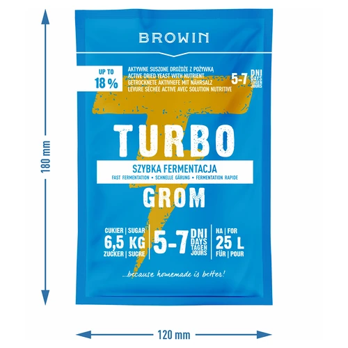 Destillerigær Turbo Grom 5-7 dage - 4