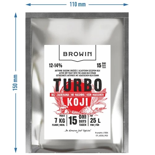 Destillerigær Turbo Koji, 50 g (uden maltning!) - 7