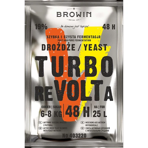 Destillerigær Turbo reVOLTa 48h - 2