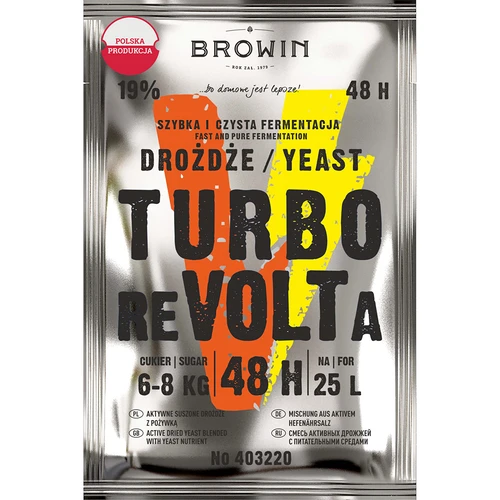 Destillerigær Turbo reVOLTa 48h  - 1 
