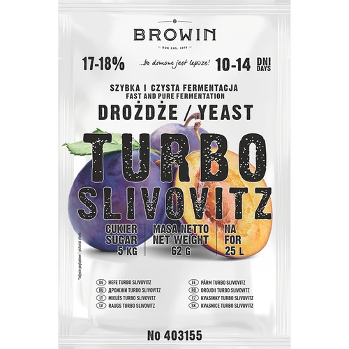 Destillerigær Turbo Slivovitz - 2